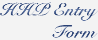 HHP Entry Form