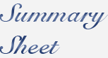 Summary Sheet
